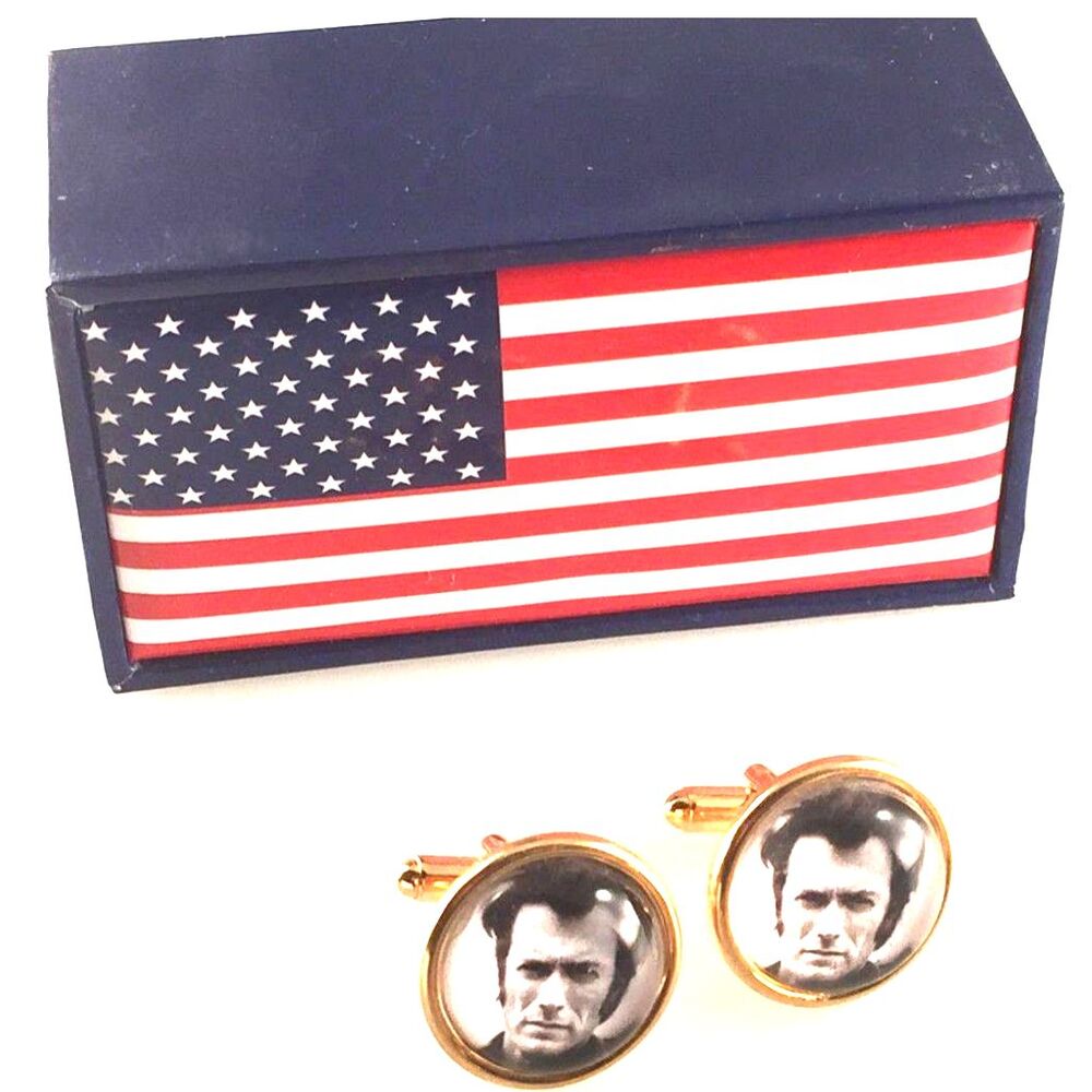Clint Eastwood Cuff Links in USA Gift box